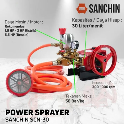 Mesin Pompa Steam / Cuci | Power Spray Sanchin SCN 20 Engine Firman