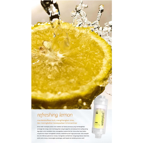 Vitamin C Shower Filter (Lemon) waterplus+ VCF-111-LM