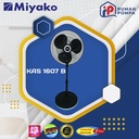 Miyako Stand Fan 16" EX 1607 Kipas Angin 16 Inch Kaki Bulat