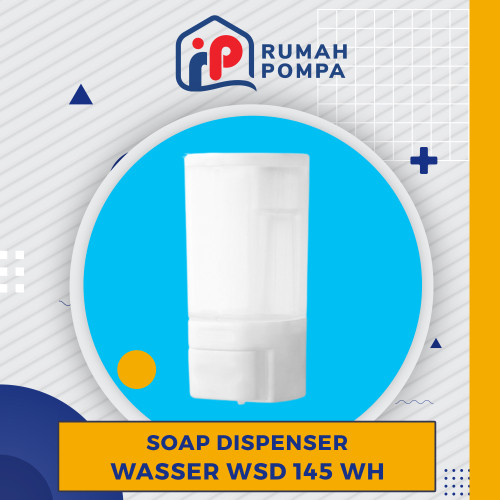 Tempat Sabun Cair / Dispenser Sabun Cair Wasser WSD 145 White Single