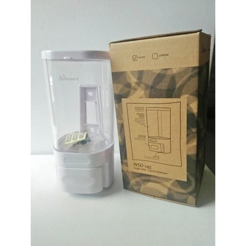 Tempat Sabun Cair / Dispenser Sabun Cair Wasser WSD 145 White Single