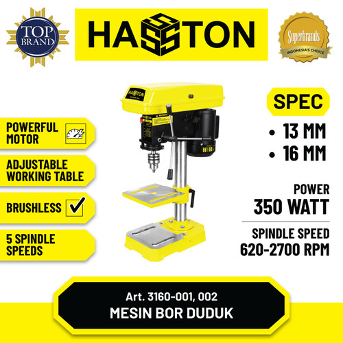 Hasston Mesin Bor Duduk  / Drill Press (3160)