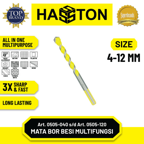 Hasston Mata Bor Multifungsi / Multipurpose Drill Bit (0505)