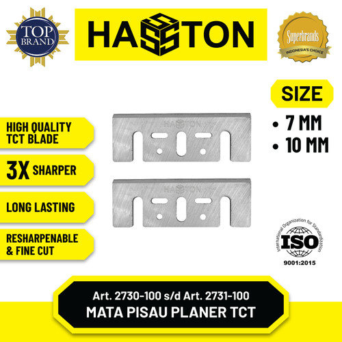 Hasston Mata Pisau Serut Planer TCT 7mm / Planer Blade TCT (2731-100)