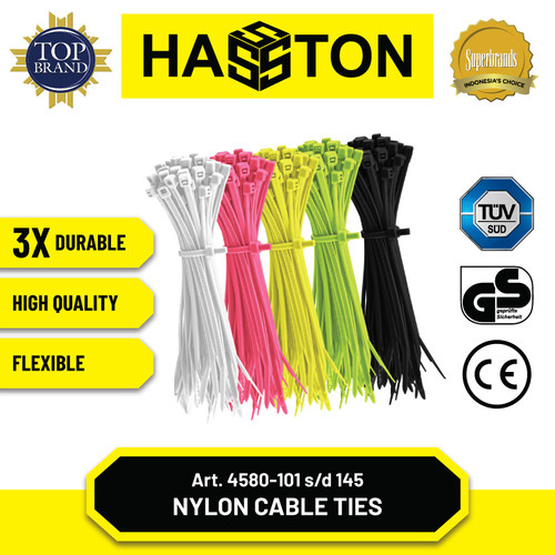 Hasston Kabel Ties/Cable Ties/Ikat Kabel 3x150mm (4580)