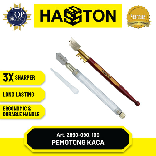 Hasston Pemotong Kaca Diamond / Diamond Glass Cutter (2890-100)