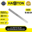 Hasston Meteran Baja Stainless 30cmx0.8mm / Penggaris Baja (2360-030)