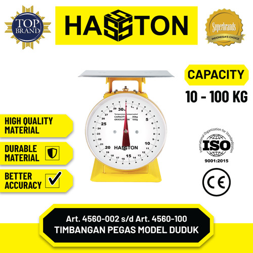 Hasston Timbangan Duduk Manual Jarum /Timbangan Vietnam /Scales (4560)