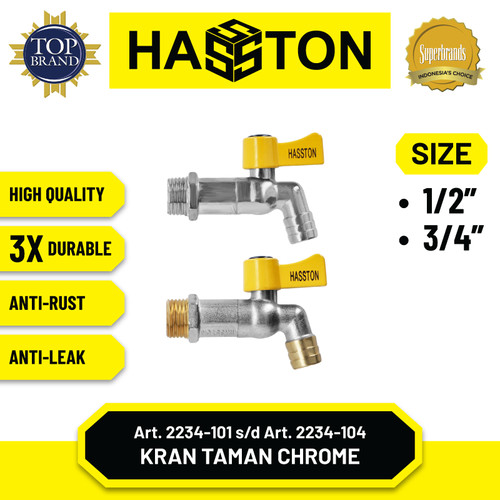 Hasston Kran Taman 1/2'' / Keran Air Taman (2234-101)