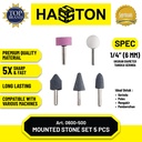 Hasston Batu Gerinda Gagang 5Pcs / Mounted Stone (0600-500)