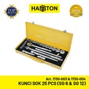 Hasston Kunci Socket 25pcs Chrome / Kunci Sok Set / Kunci Shock (1730)