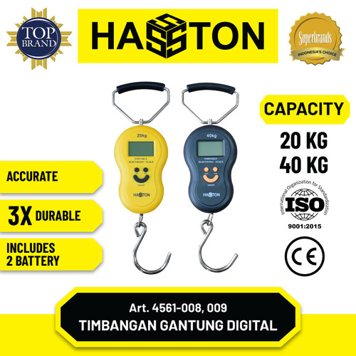 Hasston Timbangan Gantung Digital 40 Kg (4561-009)