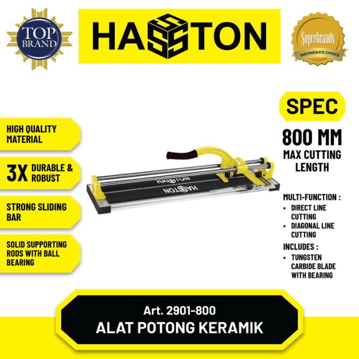 Hasston Alat Potong Keramik Multifungsi / Multifunction Tile Cutter (2901)