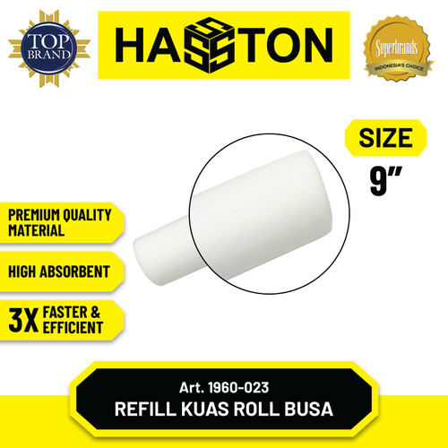 Hasston Refill Kuas Roll Spon / Kuas Roll Busa (1960-023)
