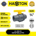 Hasston Ball Valve Body PVC 1/2'' / Katup Bola / Stop Kran (0691-011)