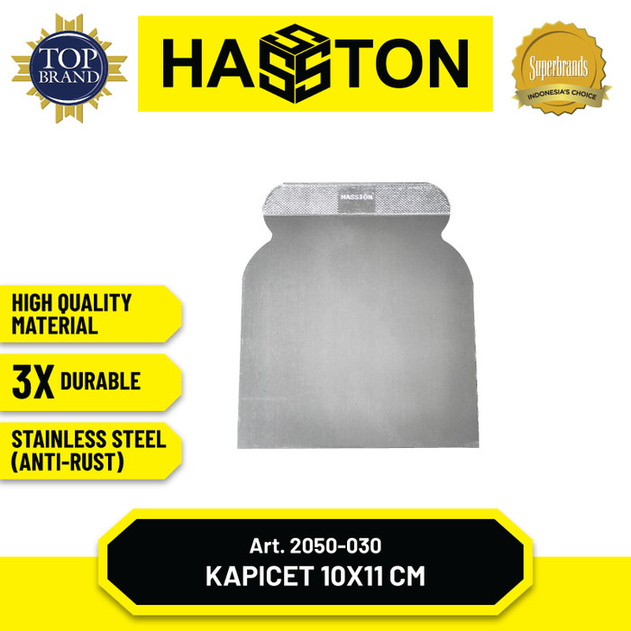Hasston Kapicet 10 x 11 cm / Kape Stainless Steel / Scrapper(2050-030)