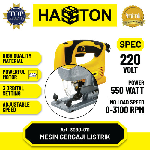 Hasston Mesin Gergaji Listrik 650 Watt / Jig Saw (3090-011)