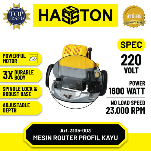 Hasston Mesin Router Kayu / Mesin Profit Kayu (3105-003)