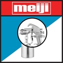 MEIJI Spray Gun Super Tabung Bawah F-100S / Alat Semprot Cat(3810-100)