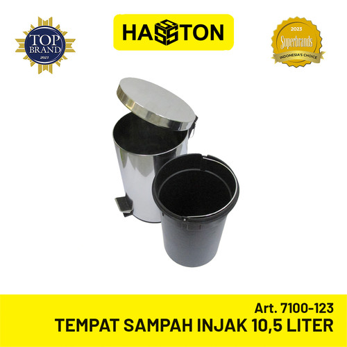 Hasston Tempat / Tong Sampah Injak 10.5 Liter (7100-123)
