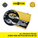 Hasston Kunci Socket 25pcs Chrome / Kunci Sok Set / Kunci Shock (1730)