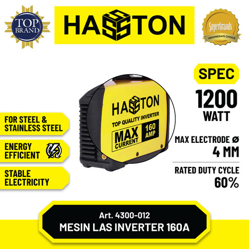 Hasston Inverter Las 160A / Travo Las / Welding Machine(4300-012)