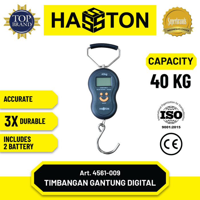 Hasston Timbangan Gantung Digital 40 Kg (4561-009)