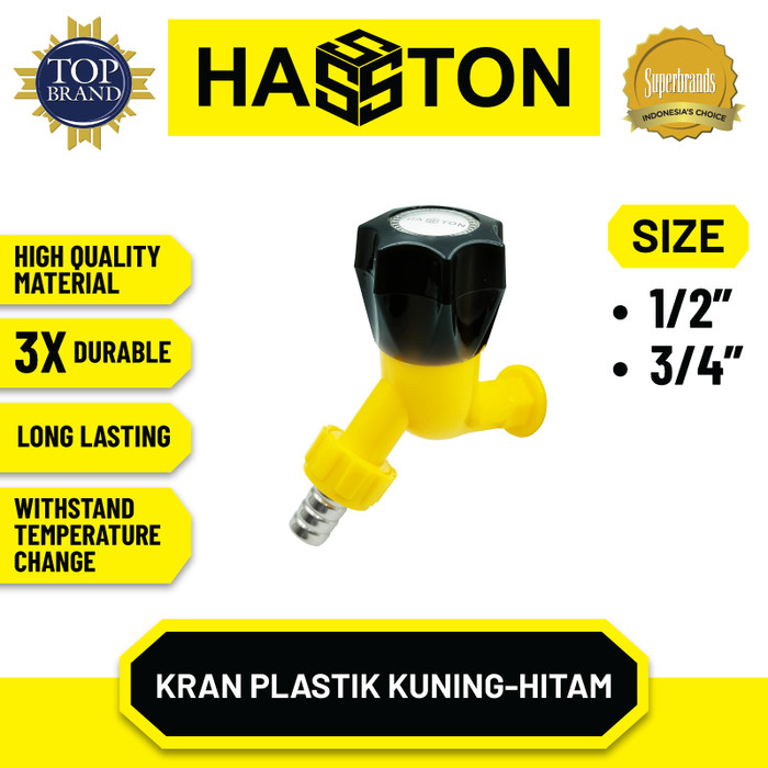 Hasston Kran Air PVC 1/2" / Keran Plastik (2234-019)