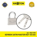 Hasston Gembok Satin 40mm (4Pcs) / Safety Padlock Master Key(1920-006)