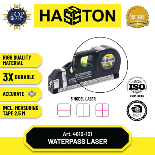 Hasston Waterpass Digital Laser Level 3 in 1 (4610-101)