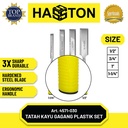Hasston Tatah Kayu / Alat Pahat Kayu Set 4Pcs / Wood Chisel (4571-030)