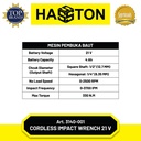 Hasston Mesin Pembuka Baut / Cordless Impact Wrench (3140-001)