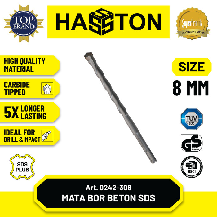 Hasston Mata Bor SDS / Bor Tembok / Drill Bits (0242)