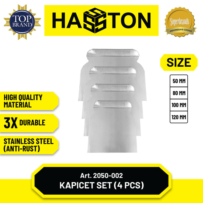 Hasston Kapicet 10 x 11 cm / Kape Stainless Steel / Scrapper(2050-030)