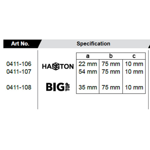 Hasston Hinge Boring Bit 54mm / Forstner Bit Carbide Tipped (0411-107)