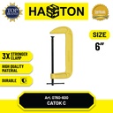 Hasston Alat Jepit Catok C / C-Clamp Klem C Kuning (0760)