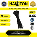 Hasston Kabel Ties/Cable Ties/Ikat Kabel 3x150mm (4580)