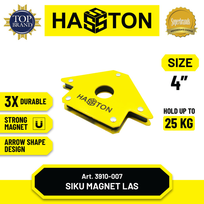 Hasston Siku Las Magnet 4'' / Arrow Magnetic Welding Holder (3910-007)