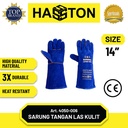 Hasston Sarung Tangan Kulit Biru 14” / Safety Gloves (4050-006)