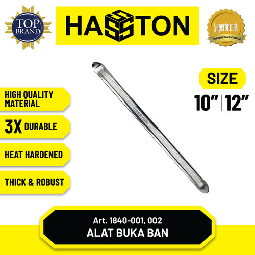 Hasston Stang Kunci Buka Ban 10" x 3/4" / Sendok Buka Ban (1840-001)