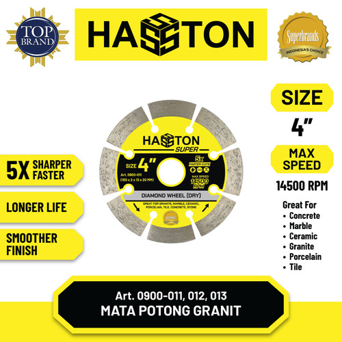 Hasston Diamond Wheel Turbo / Diamond Cutting Disc (0900-013)