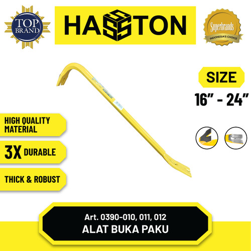 Hasston Alat Buka Paku Besar / Linggis / Heavy Duty (0390-011)