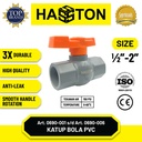 Hasston Ball Valve Body PVC / Katup Bola PVC / Stop Kran (0690)