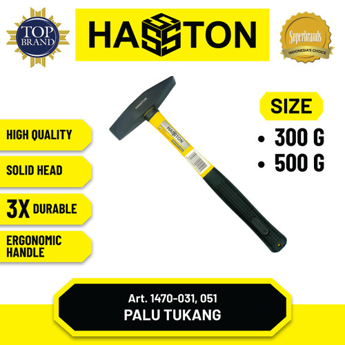 Hasston Hammer Ketok Karat Gg. Fiber 500gr / Palu Chipping (1470-051)