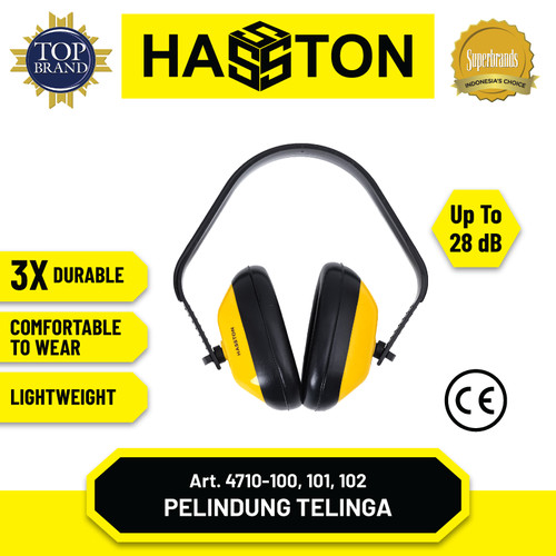 Hasston Tutup Kuping / Pelindung Telinga Kerja / Earmuff (4710-101)