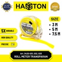Hasston Rol Meter Transparan 5m x 19mm / Tape Measure (3420-032)