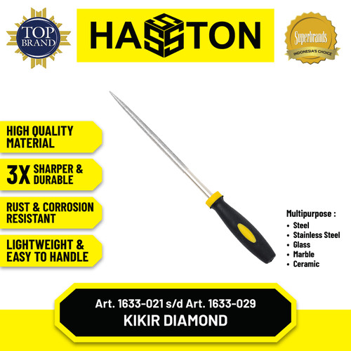 Hasston Kikir Emas Diamond Permata Round 170x5x80 mm (1633-023)