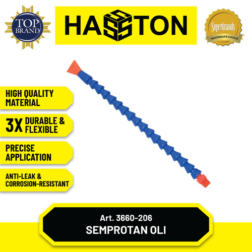 Hasston Selang Oli Fleksibel 4 Kepala Tanpa Stop Kran (3660-206)