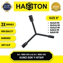 Hasston Kunci Sok Y Chrome 8 x 10 x 12 mm / Socket Wrench-Y (1880-008)