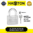 Hasston Gembok Satin 40mm Kunci (+) / Padlock Heavy Duty (1130-400)